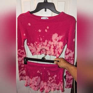 Women's Crop Wear Baddieville Size Large New without Tag